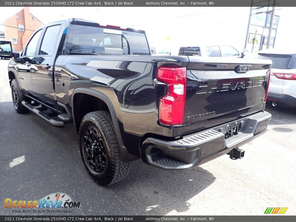 2021 Chevrolet Silverado 2500HD LTZ Crew Cab 4x4 Black / Jet Black Photo #5