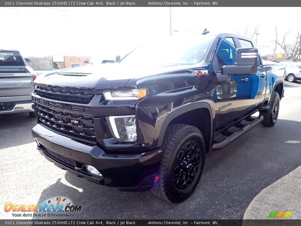 2021 Chevrolet Silverado 2500HD LTZ Crew Cab 4x4 Black / Jet Black Photo #6