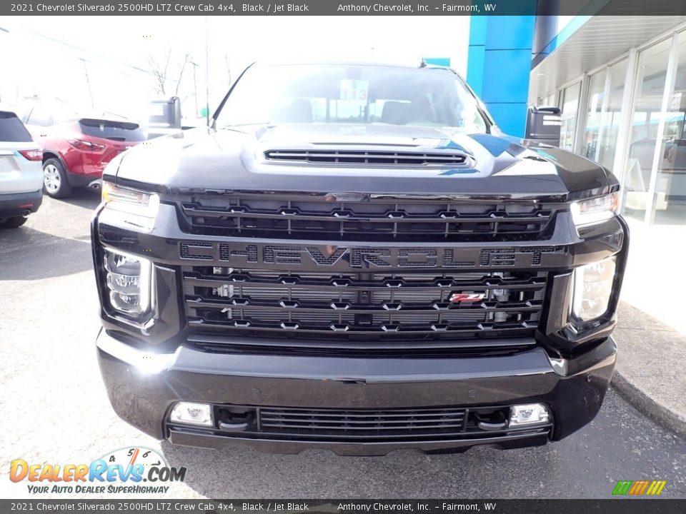 2021 Chevrolet Silverado 2500HD LTZ Crew Cab 4x4 Black / Jet Black Photo #7