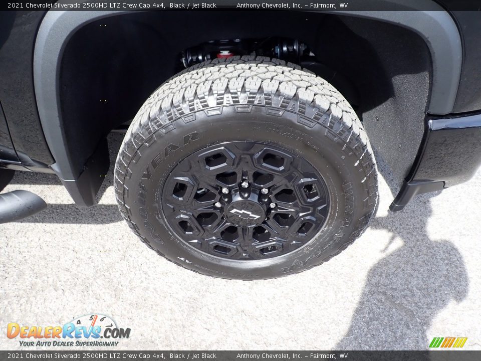 2021 Chevrolet Silverado 2500HD LTZ Crew Cab 4x4 Black / Jet Black Photo #8