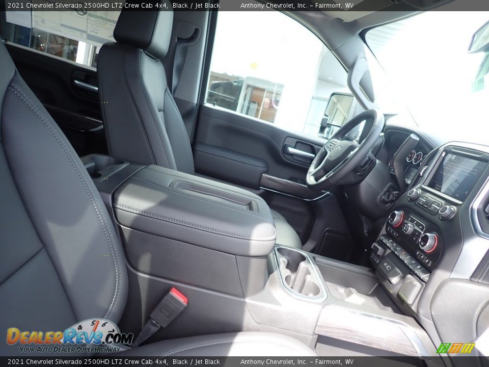 2021 Chevrolet Silverado 2500HD LTZ Crew Cab 4x4 Black / Jet Black Photo #9