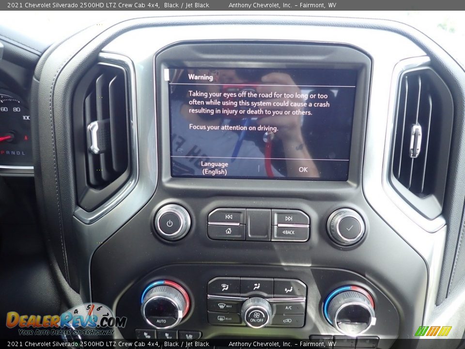 2021 Chevrolet Silverado 2500HD LTZ Crew Cab 4x4 Black / Jet Black Photo #15