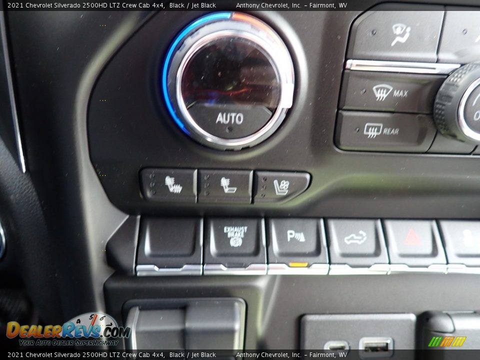 2021 Chevrolet Silverado 2500HD LTZ Crew Cab 4x4 Black / Jet Black Photo #17