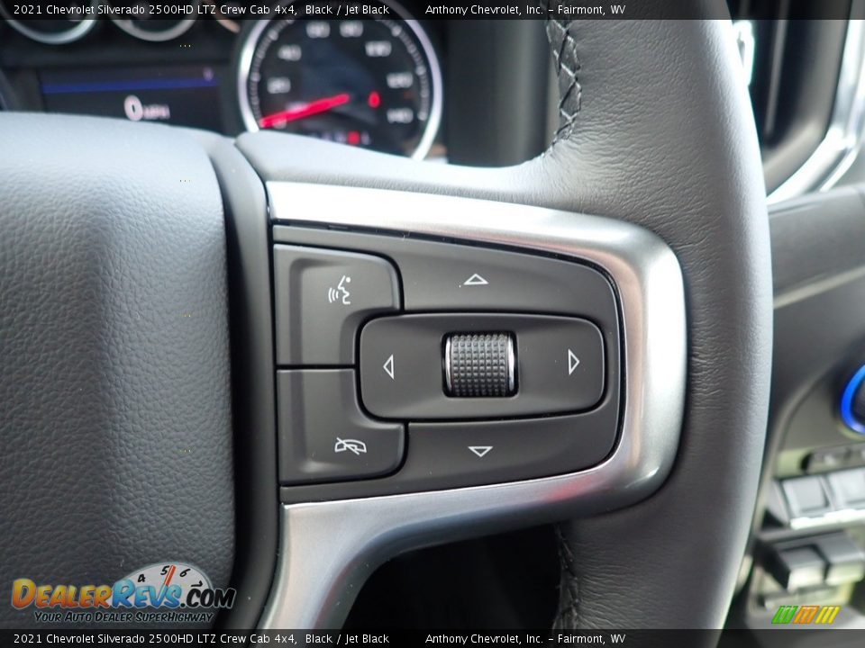 2021 Chevrolet Silverado 2500HD LTZ Crew Cab 4x4 Black / Jet Black Photo #18