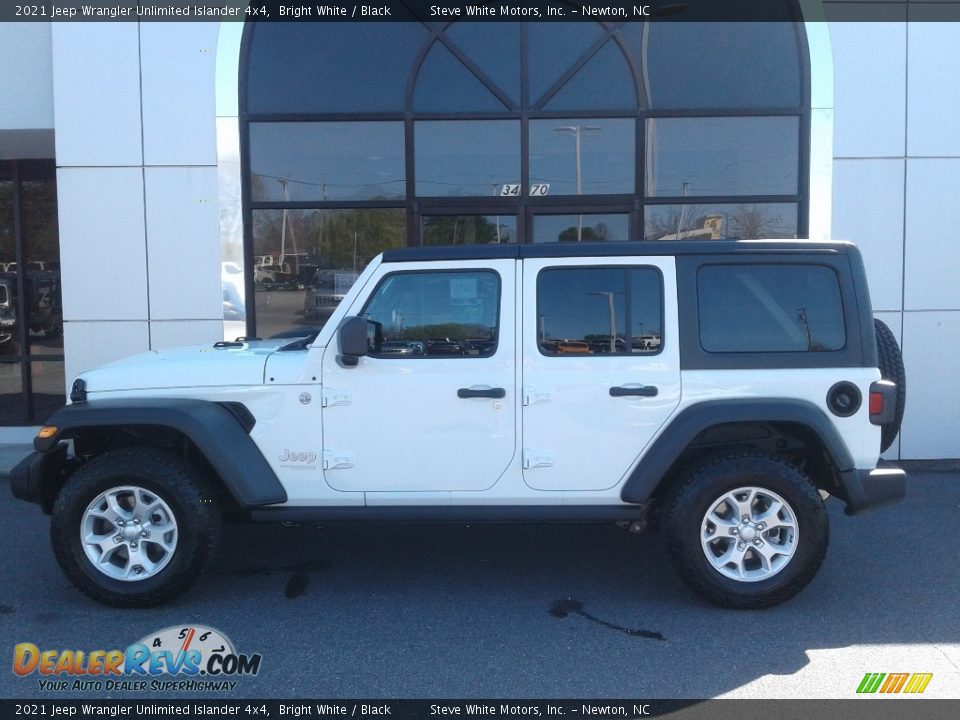 2021 Jeep Wrangler Unlimited Islander 4x4 Bright White / Black Photo #1