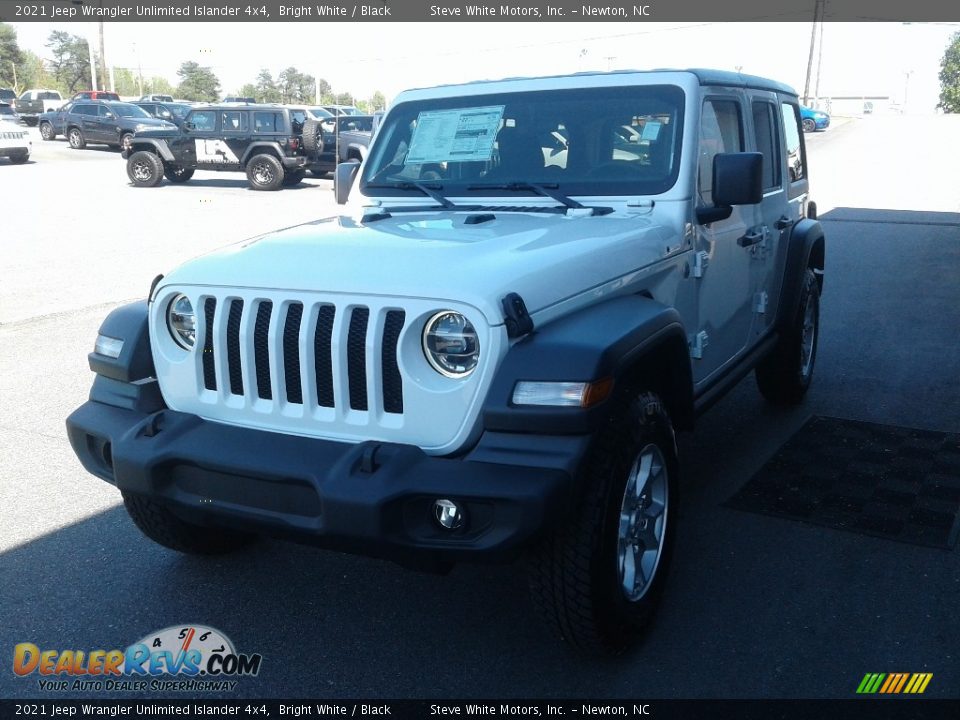 2021 Jeep Wrangler Unlimited Islander 4x4 Bright White / Black Photo #2