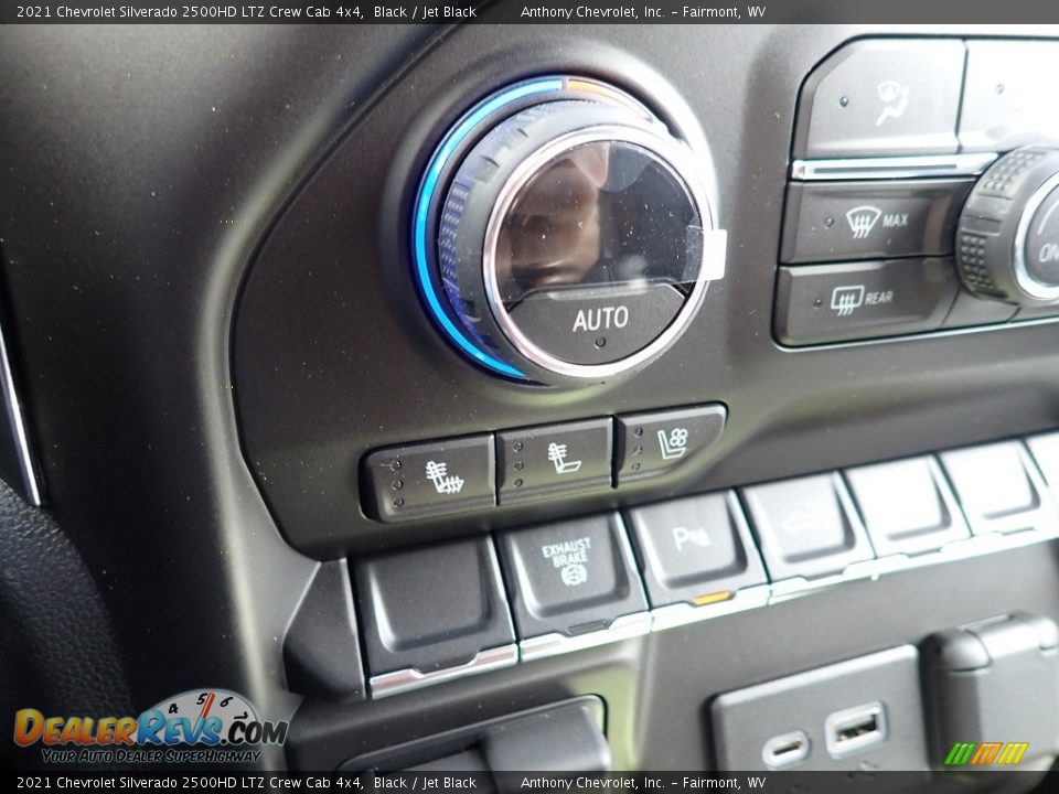 2021 Chevrolet Silverado 2500HD LTZ Crew Cab 4x4 Black / Jet Black Photo #20