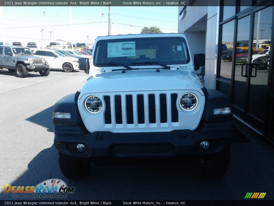 2021 Jeep Wrangler Unlimited Islander 4x4 Bright White / Black Photo #3