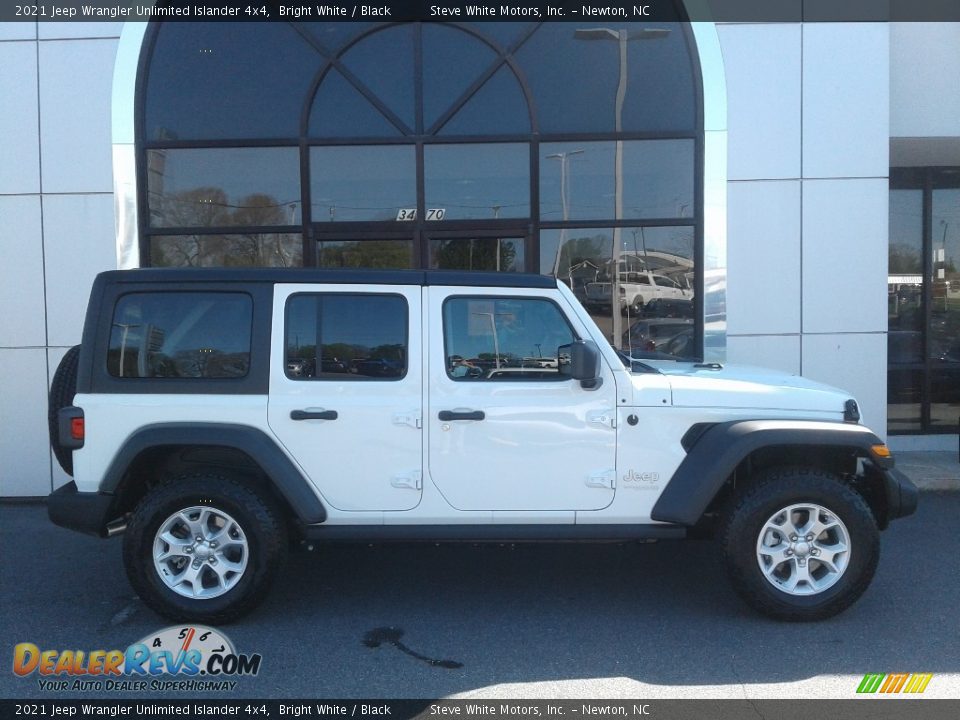 2021 Jeep Wrangler Unlimited Islander 4x4 Bright White / Black Photo #5