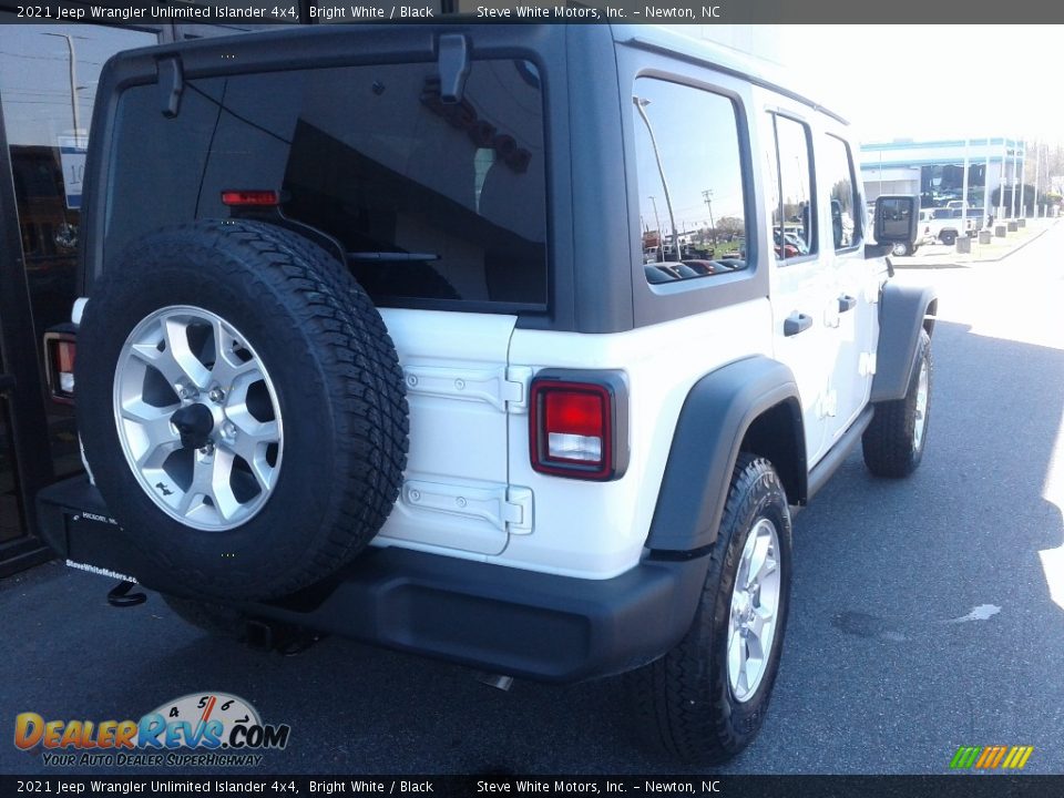 2021 Jeep Wrangler Unlimited Islander 4x4 Bright White / Black Photo #6