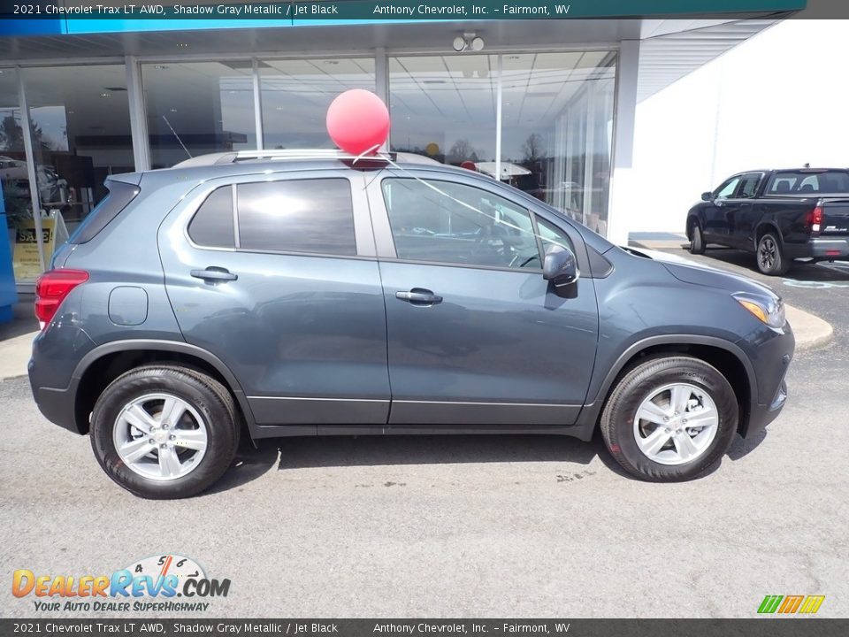 2021 Chevrolet Trax LT AWD Shadow Gray Metallic / Jet Black Photo #3