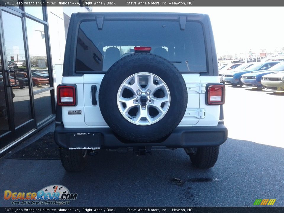 2021 Jeep Wrangler Unlimited Islander 4x4 Bright White / Black Photo #7