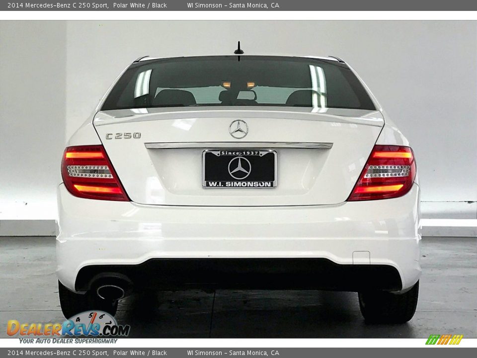 2014 Mercedes-Benz C 250 Sport Polar White / Black Photo #3