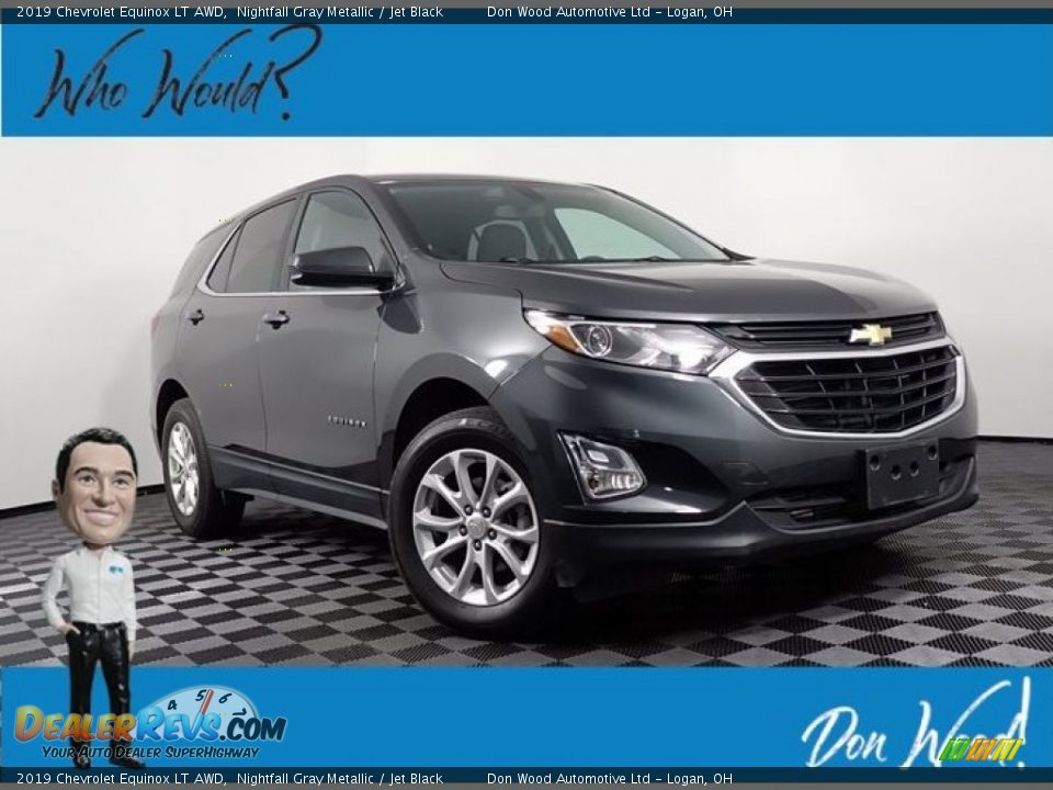 2019 Chevrolet Equinox LT AWD Nightfall Gray Metallic / Jet Black Photo #1