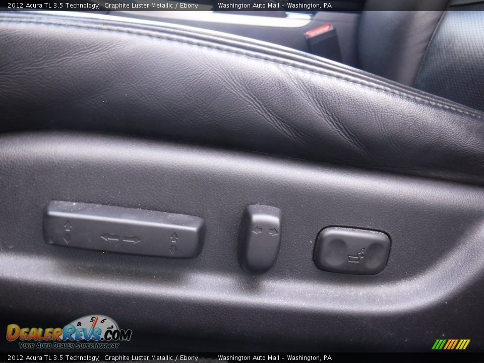 2012 Acura TL 3.5 Technology Graphite Luster Metallic / Ebony Photo #14