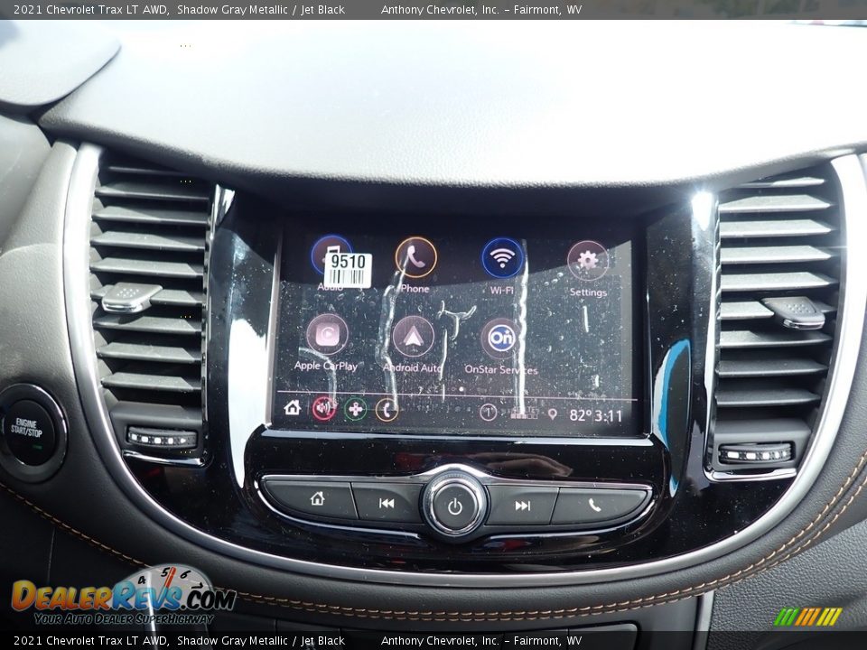 2021 Chevrolet Trax LT AWD Shadow Gray Metallic / Jet Black Photo #15