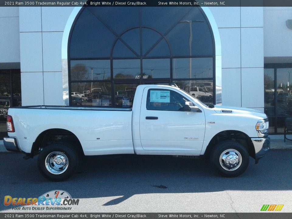 2021 Ram 3500 Tradesman Regular Cab 4x4 Bright White / Diesel Gray/Black Photo #1