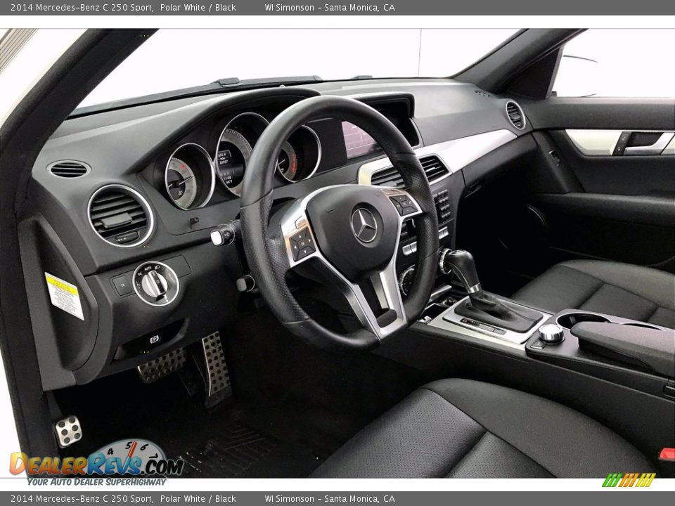 Black Interior - 2014 Mercedes-Benz C 250 Sport Photo #14