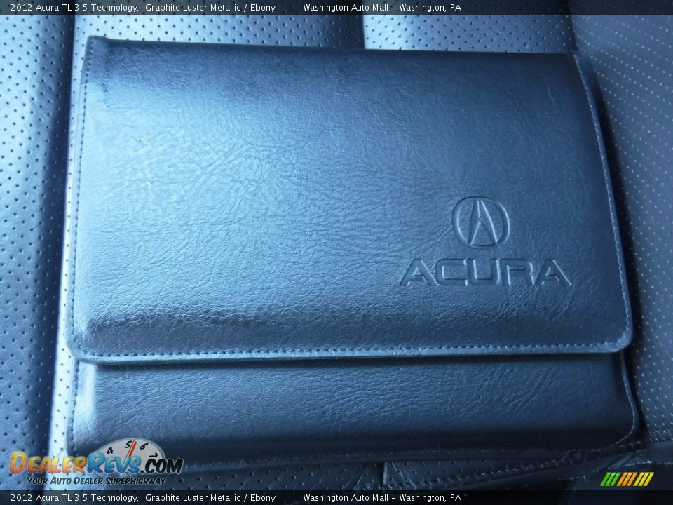 2012 Acura TL 3.5 Technology Graphite Luster Metallic / Ebony Photo #27