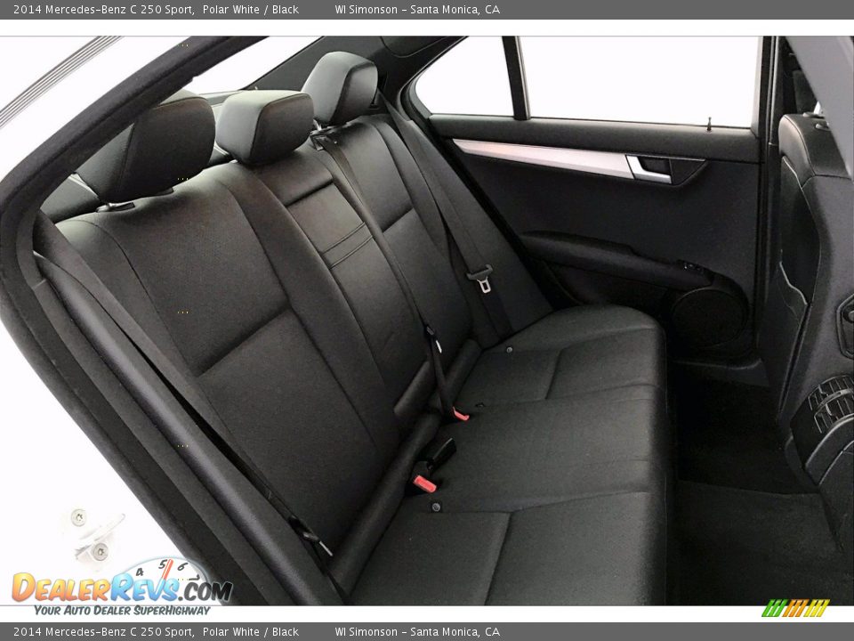 Rear Seat of 2014 Mercedes-Benz C 250 Sport Photo #19