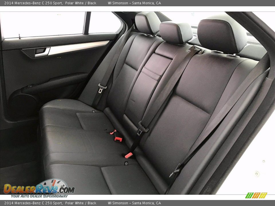 Rear Seat of 2014 Mercedes-Benz C 250 Sport Photo #20