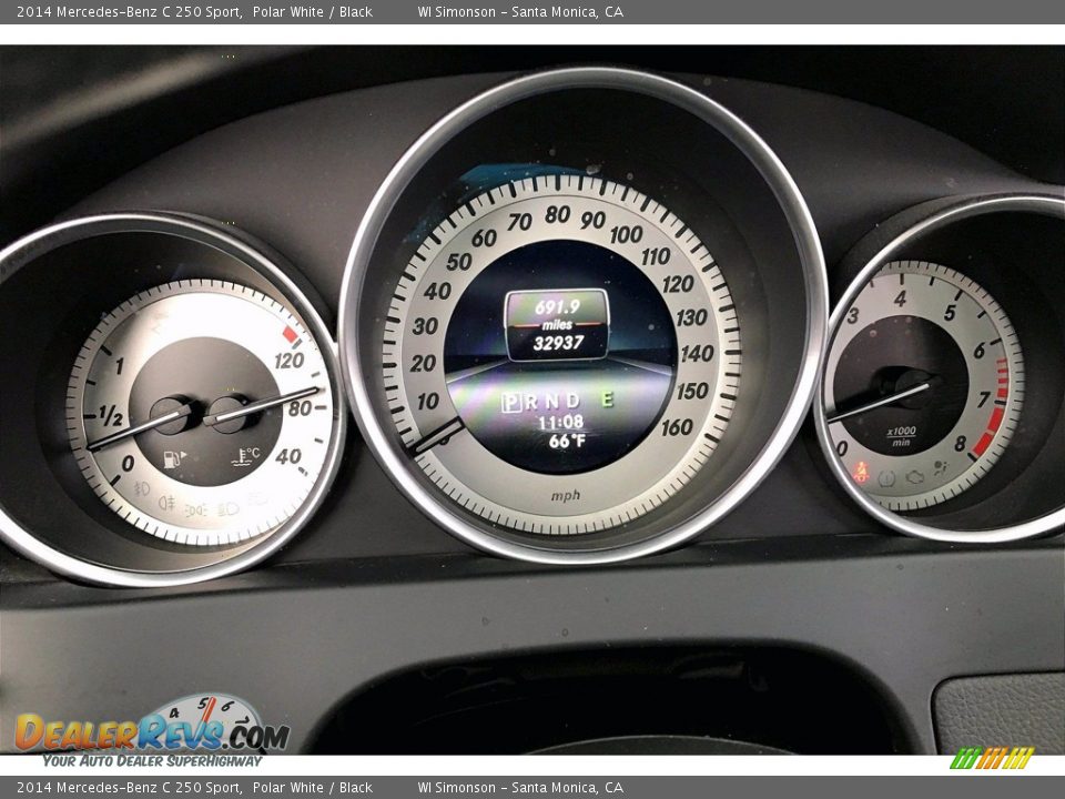 2014 Mercedes-Benz C 250 Sport Gauges Photo #23