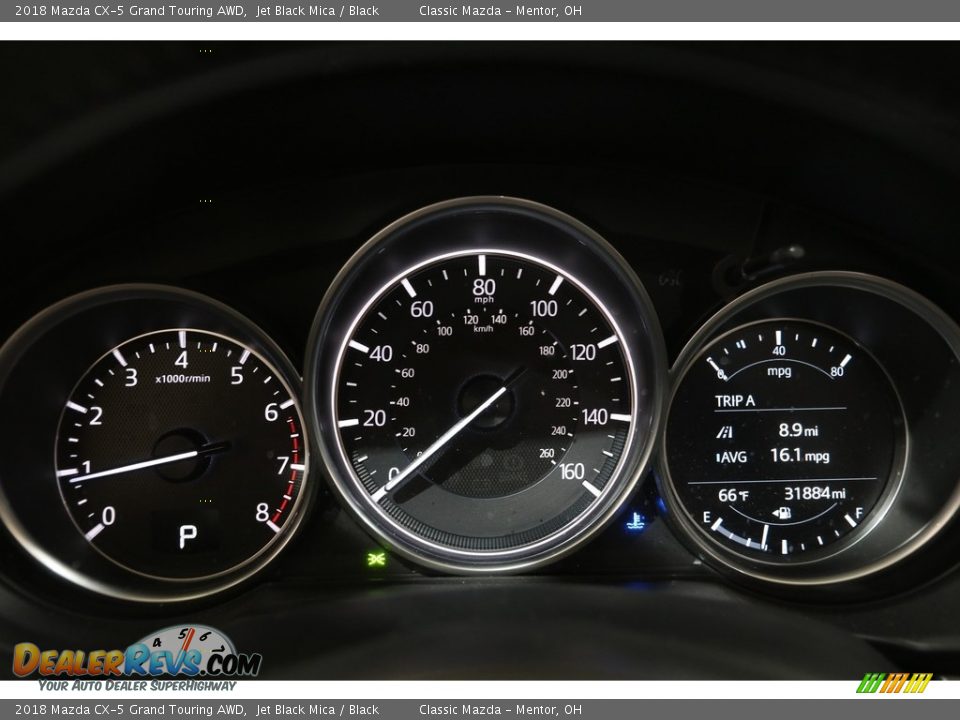 2018 Mazda CX-5 Grand Touring AWD Jet Black Mica / Black Photo #8