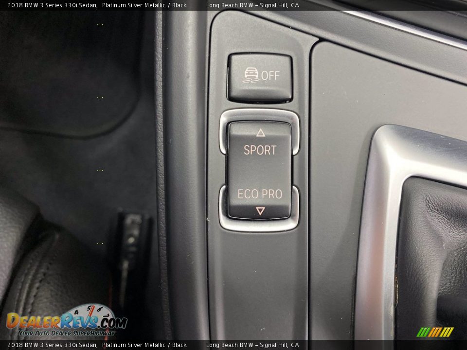 2018 BMW 3 Series 330i Sedan Platinum Silver Metallic / Black Photo #28