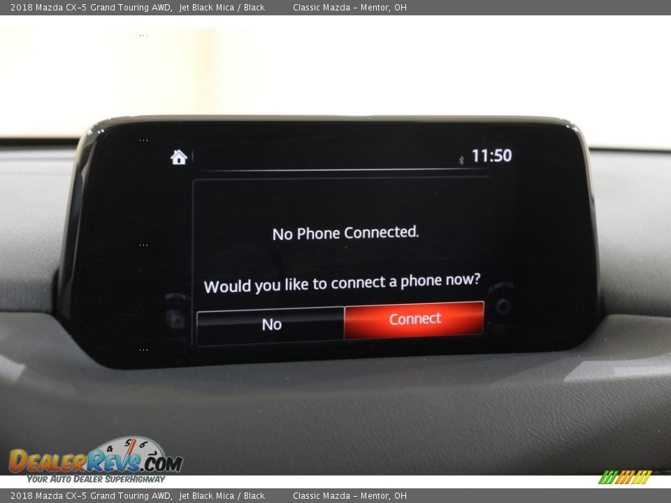 2018 Mazda CX-5 Grand Touring AWD Jet Black Mica / Black Photo #11