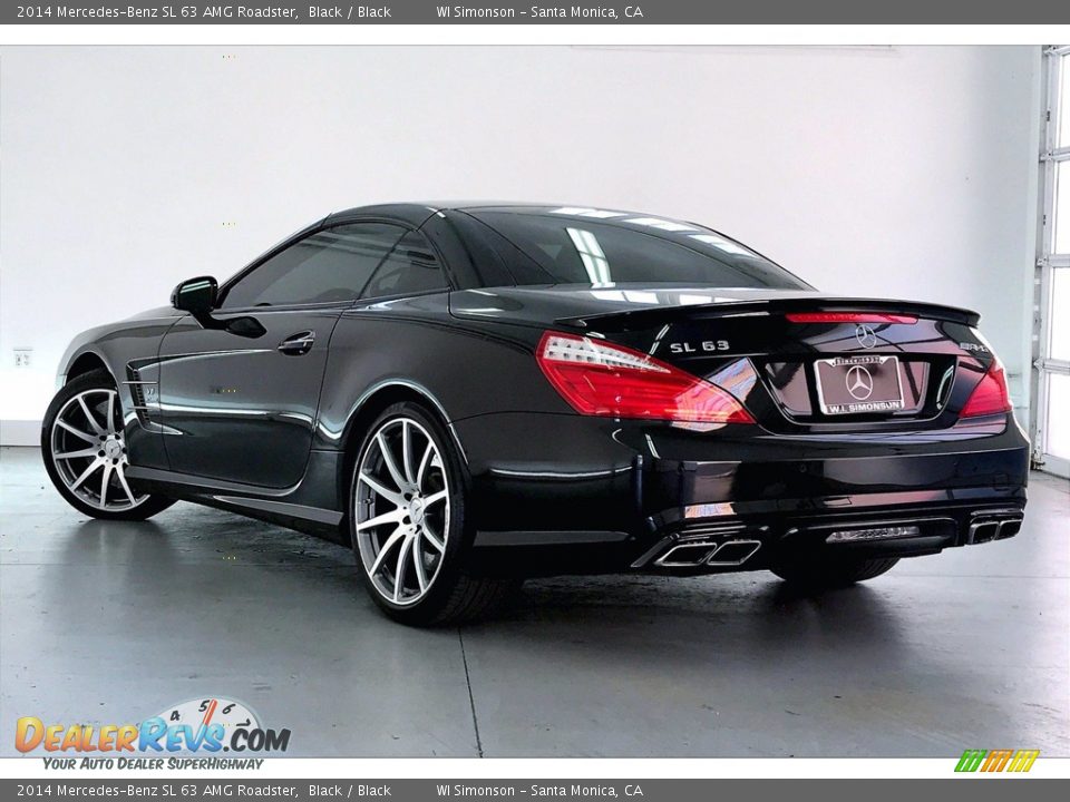 2014 Mercedes-Benz SL 63 AMG Roadster Black / Black Photo #9