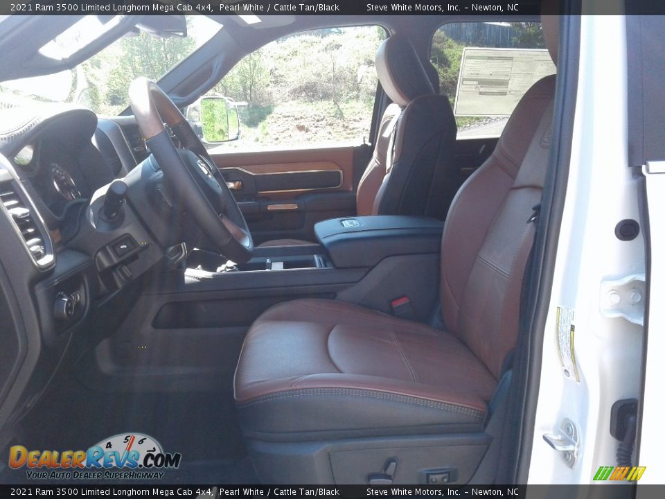 Front Seat of 2021 Ram 3500 Limited Longhorn Mega Cab 4x4 Photo #12