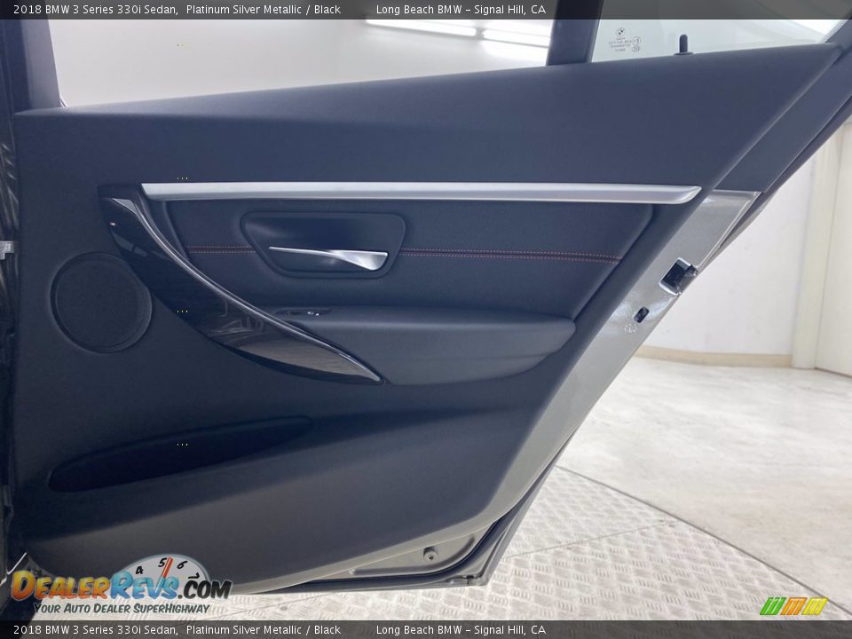 2018 BMW 3 Series 330i Sedan Platinum Silver Metallic / Black Photo #35