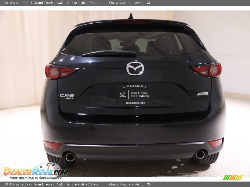 2018 Mazda CX-5 Grand Touring AWD Jet Black Mica / Black Photo #18