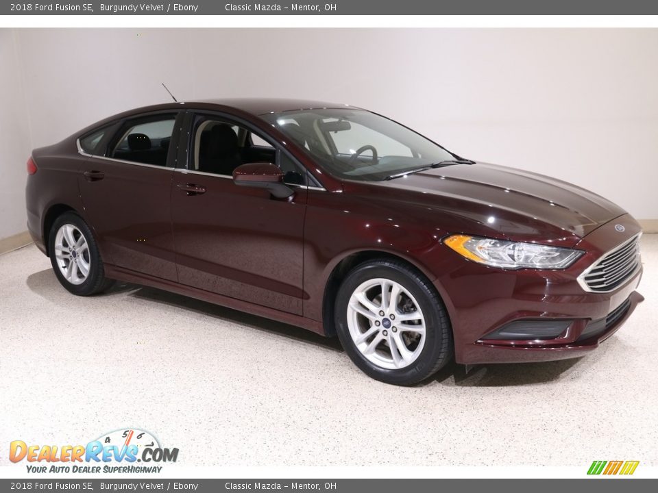 2018 Ford Fusion SE Burgundy Velvet / Ebony Photo #1