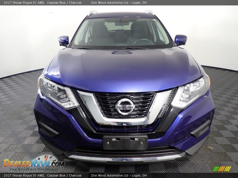 2017 Nissan Rogue SV AWD Caspian Blue / Charcoal Photo #8