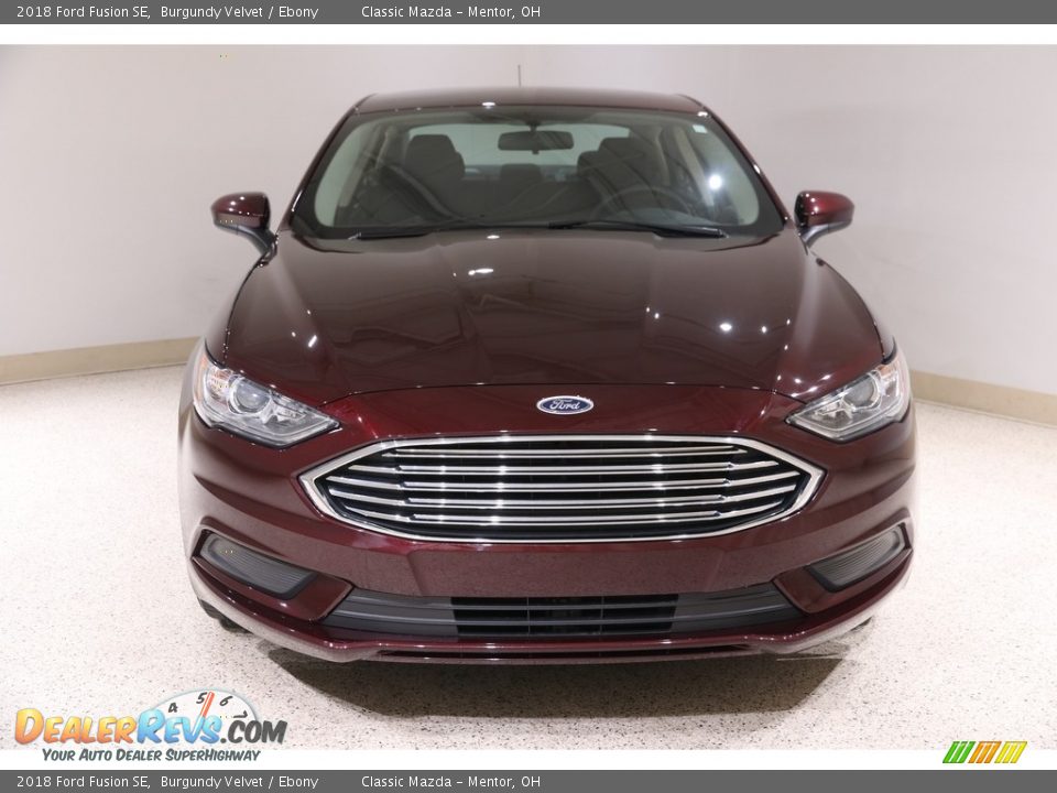 2018 Ford Fusion SE Burgundy Velvet / Ebony Photo #2