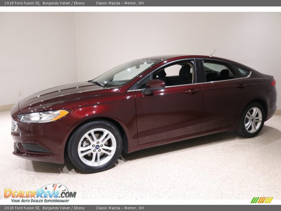 2018 Ford Fusion SE Burgundy Velvet / Ebony Photo #3
