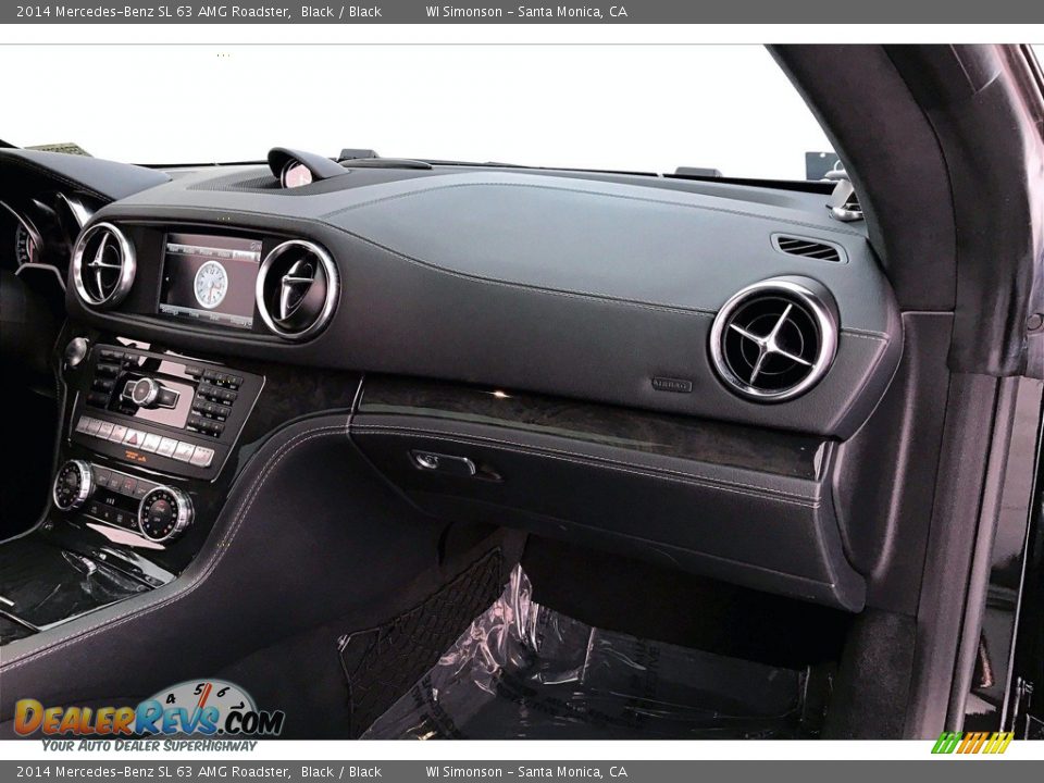2014 Mercedes-Benz SL 63 AMG Roadster Black / Black Photo #14