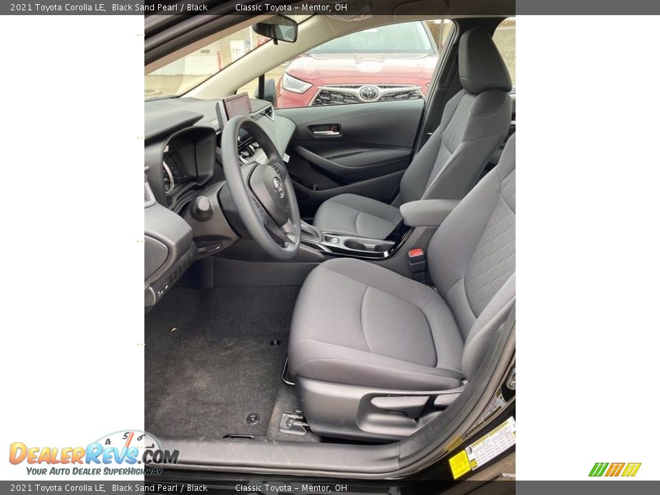 2021 Toyota Corolla LE Black Sand Pearl / Black Photo #2