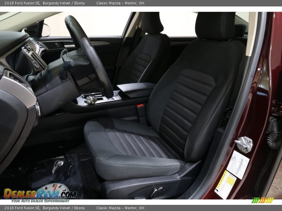 2018 Ford Fusion SE Burgundy Velvet / Ebony Photo #5