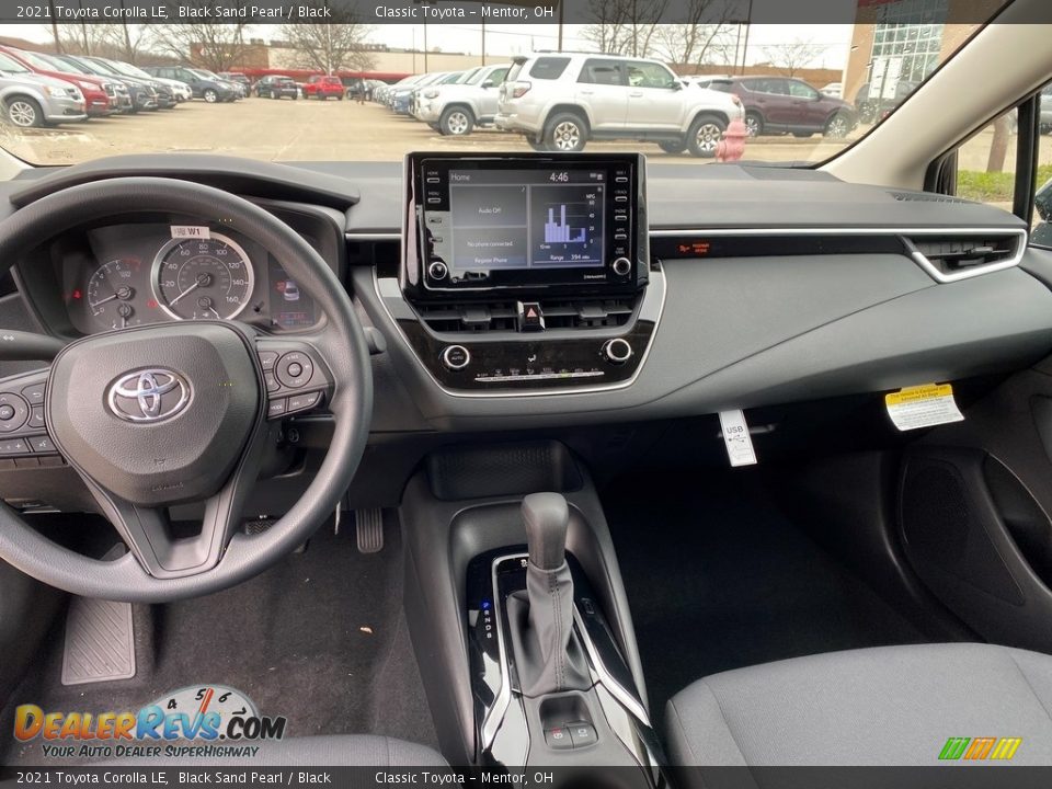 2021 Toyota Corolla LE Black Sand Pearl / Black Photo #4