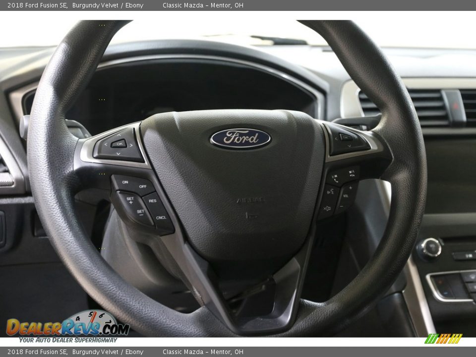 2018 Ford Fusion SE Burgundy Velvet / Ebony Photo #7