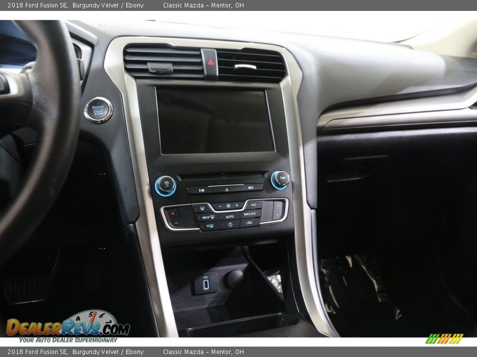 2018 Ford Fusion SE Burgundy Velvet / Ebony Photo #9