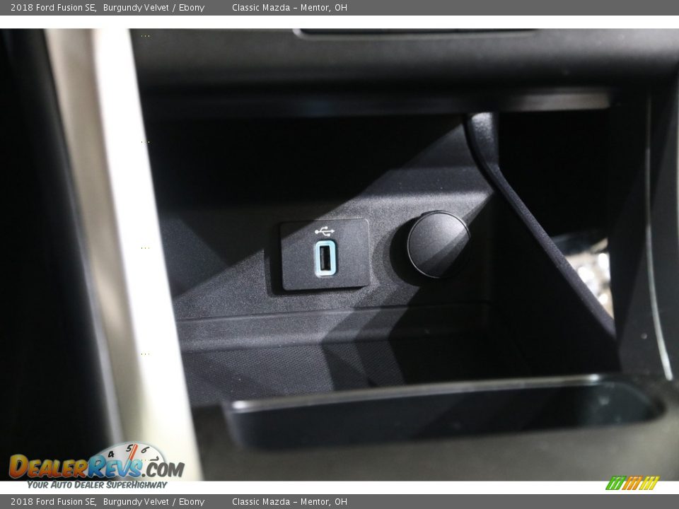 2018 Ford Fusion SE Burgundy Velvet / Ebony Photo #14
