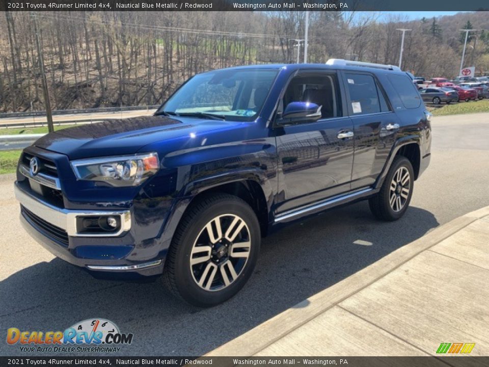 2021 Toyota 4Runner Limited 4x4 Nautical Blue Metallic / Redwood Photo #13