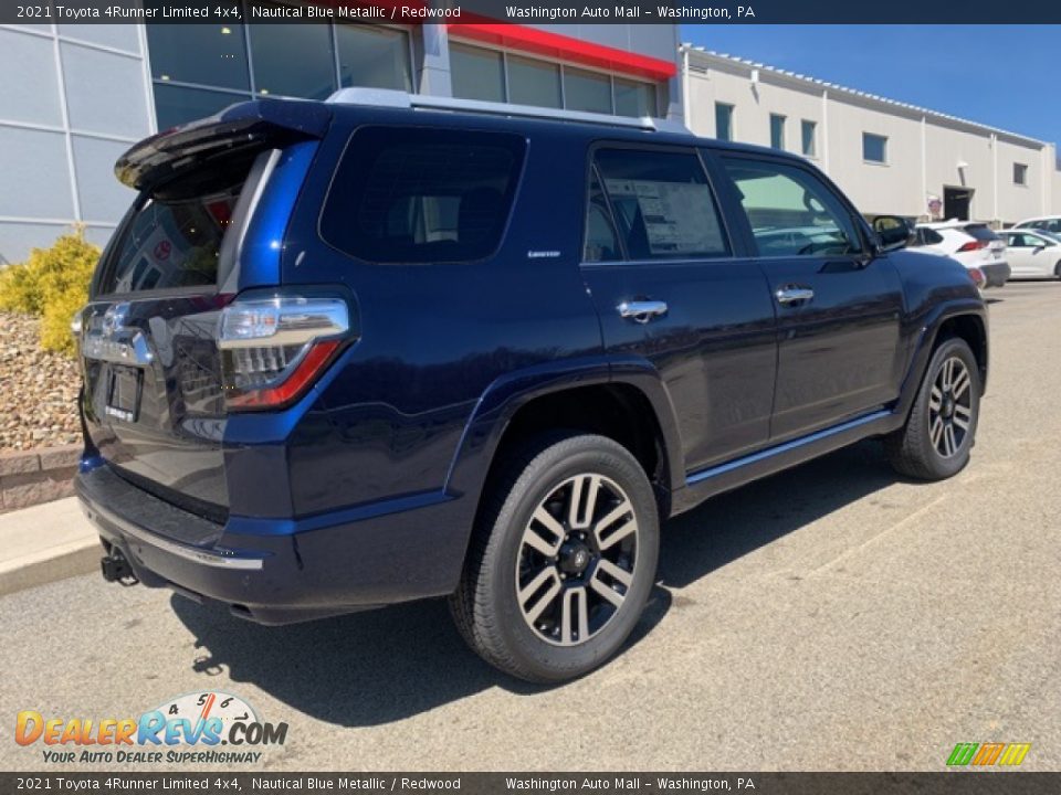 2021 Toyota 4Runner Limited 4x4 Nautical Blue Metallic / Redwood Photo #14