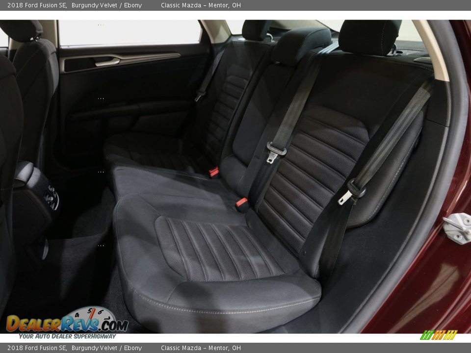 2018 Ford Fusion SE Burgundy Velvet / Ebony Photo #18