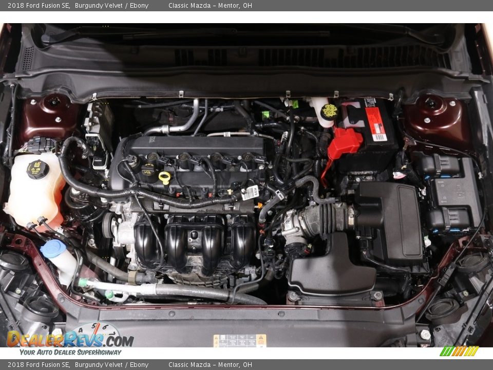 2018 Ford Fusion SE Burgundy Velvet / Ebony Photo #20