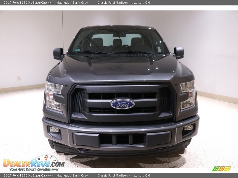 2017 Ford F150 XL SuperCab 4x4 Magnetic / Earth Gray Photo #2