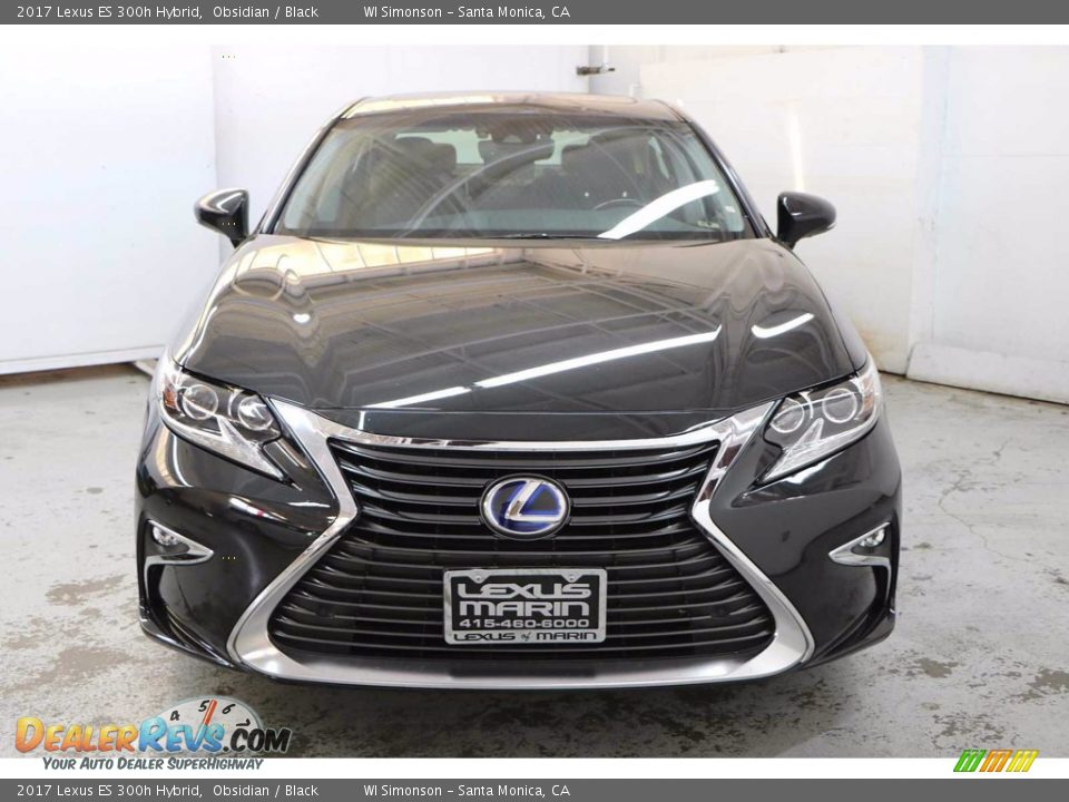 2017 Lexus ES 300h Hybrid Obsidian / Black Photo #3